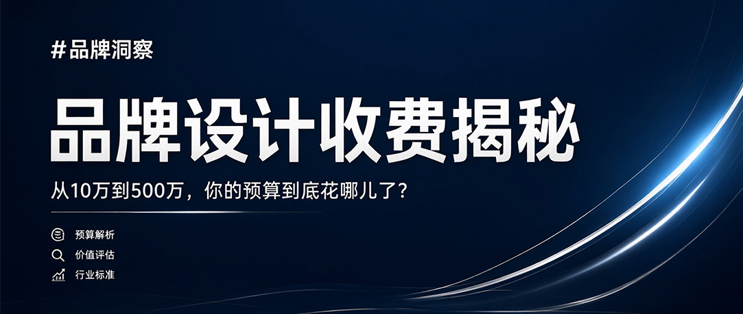 品牌设计公司收费多少钱？2026年从10万到500万预